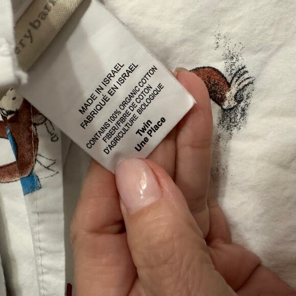 Pottery Barn Curious George Monkey Fun Vibrant Twin Sheet Set - Picture 5 of 5